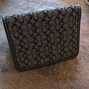 Coach business card/money holder